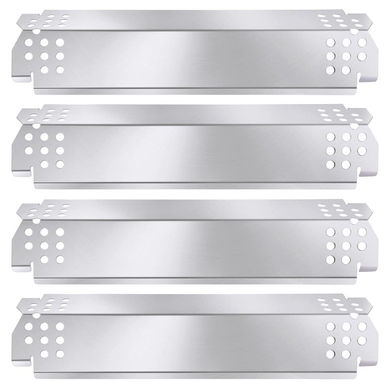 Criditpid Grill Heat Plate Parts for Home Depot Nexgrill 720-0830H, 720-0888N, 720-0888, 720-0864, 720-0896B, Stainless Steel Grill Heat Tent, Burner Cover, Flame Tamer for 4 Burner Members Mark 720-0830G - Image 1
